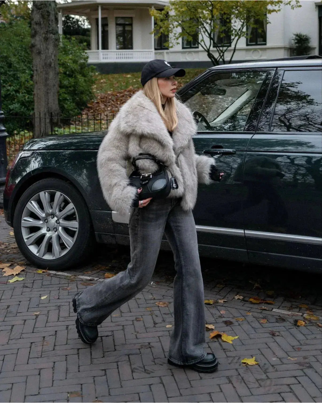 EB | Fur Coat Damen Reguläre Passform Belle Couture Fp 22 Essentielle Eleganz