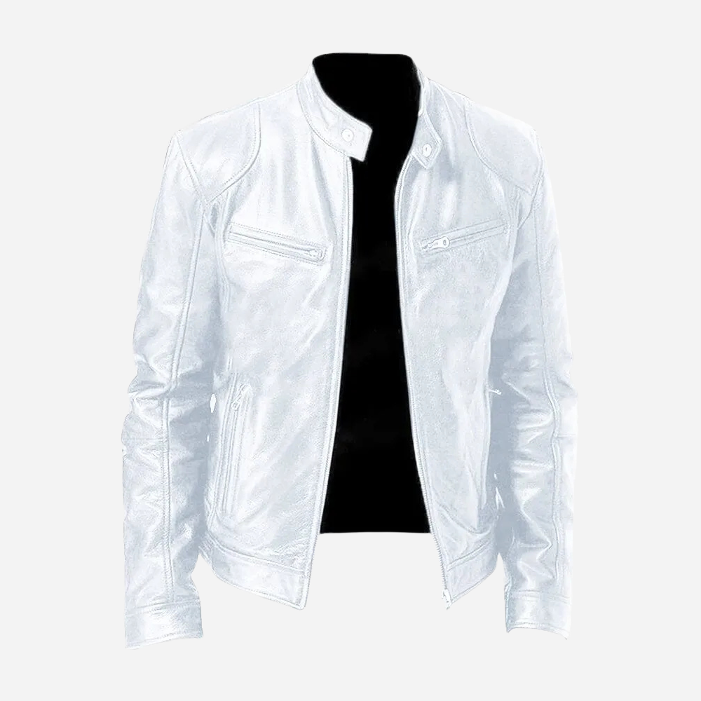 EB | Stylische Moto-Lederjacke