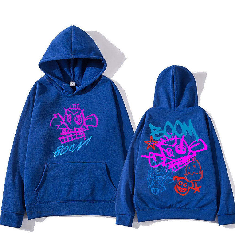 EB | Arcane Jinx Cartoon Langarm-Hoodie