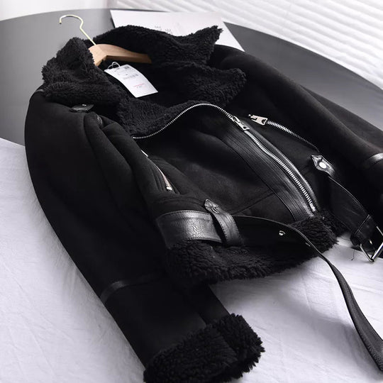 EB | Wildleder Winterjacke - Warm & Stilvoll