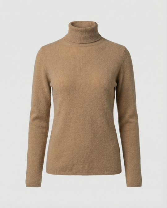 EB | Luxe Pullover Damen Weicher Rollkragenpullover, Warm & Stilvoll