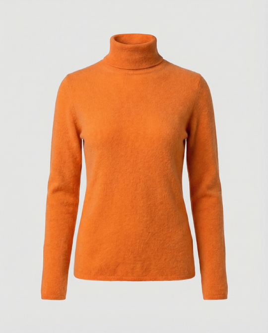 EB | Luxe Pullover Damen Weicher Rollkragenpullover, Warm & Stilvoll