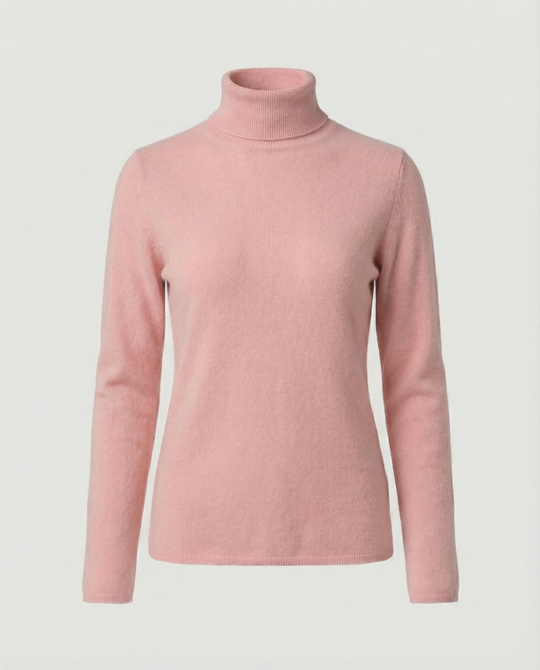 EB | Luxe Pullover Damen Weicher Rollkragenpullover, Warm & Stilvoll
