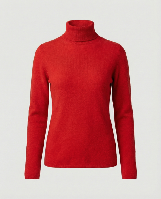 EB | Luxe Pullover Damen Weicher Rollkragenpullover, Warm & Stilvoll