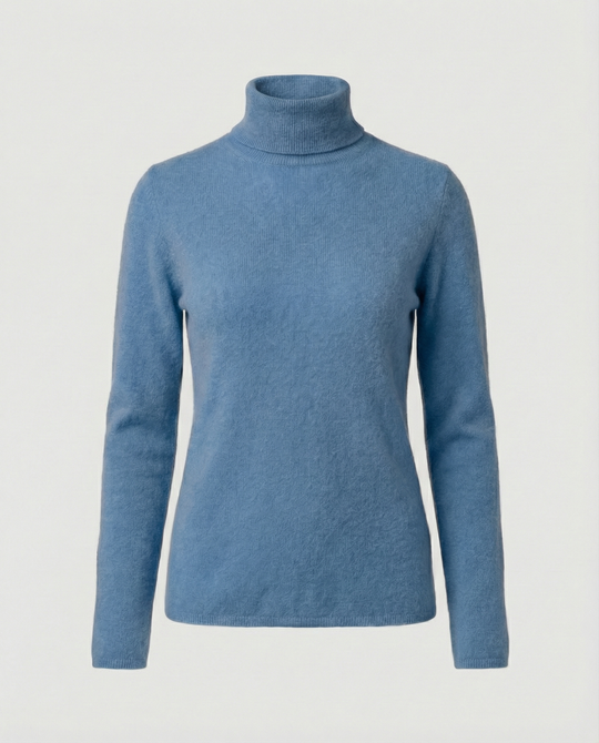 EB | Luxe Pullover Damen Weicher Rollkragenpullover, Warm & Stilvoll