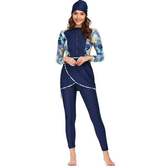 EB | 3 Teile Set Halal Bademode Badeanzug Burkini Badeoutfit
