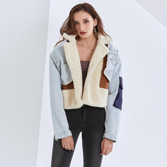 EB | Baumwoll Patchwork Jacke