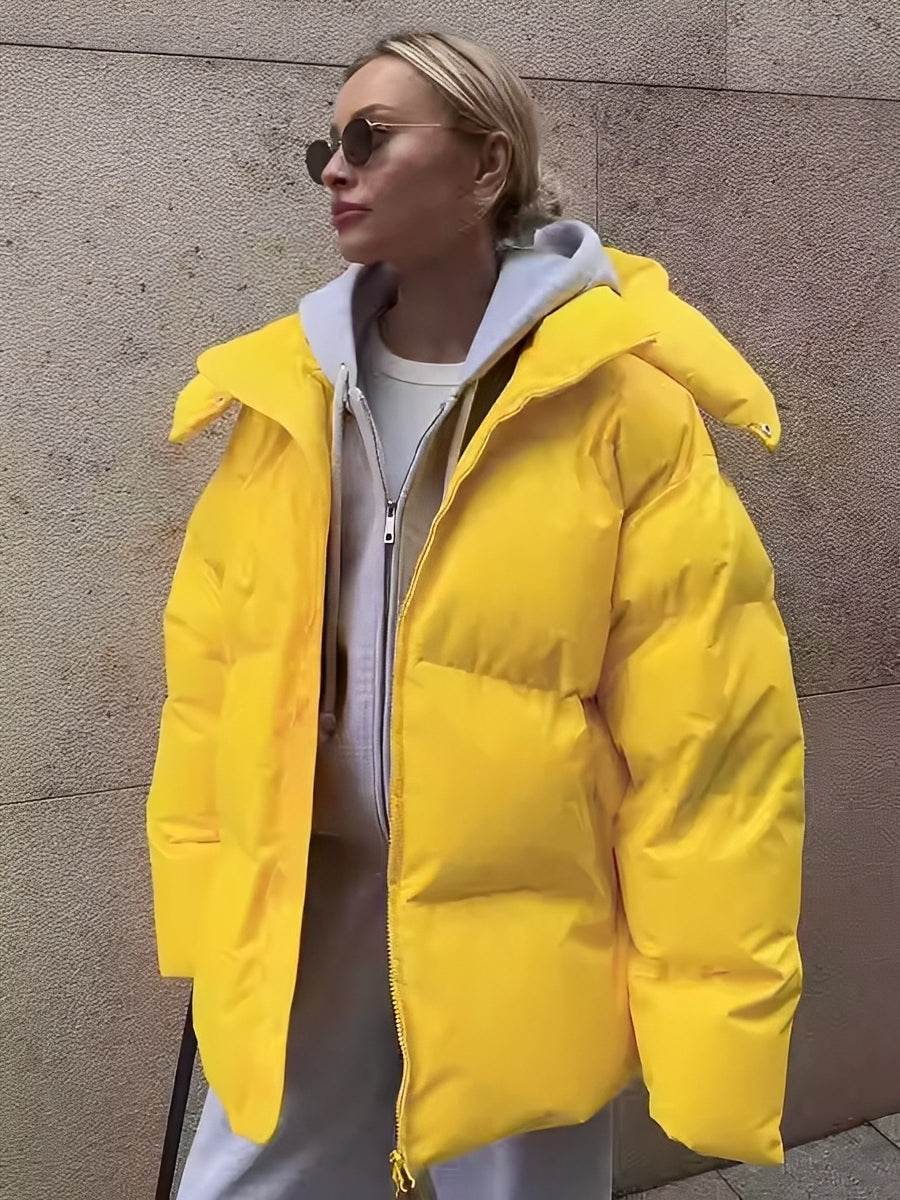 EB | Warme, gepolsterte, lässige Jacke für Frauen