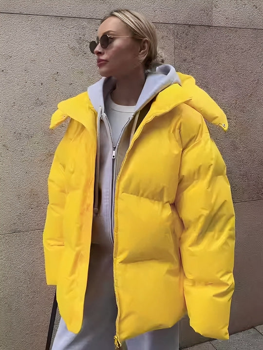 EB | Warme, gepolsterte, lässige Jacke für Frauen