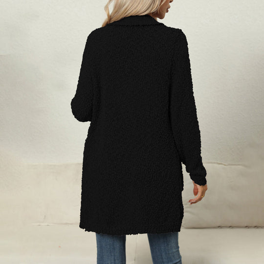 EB | Einfarbiger Strickjacke