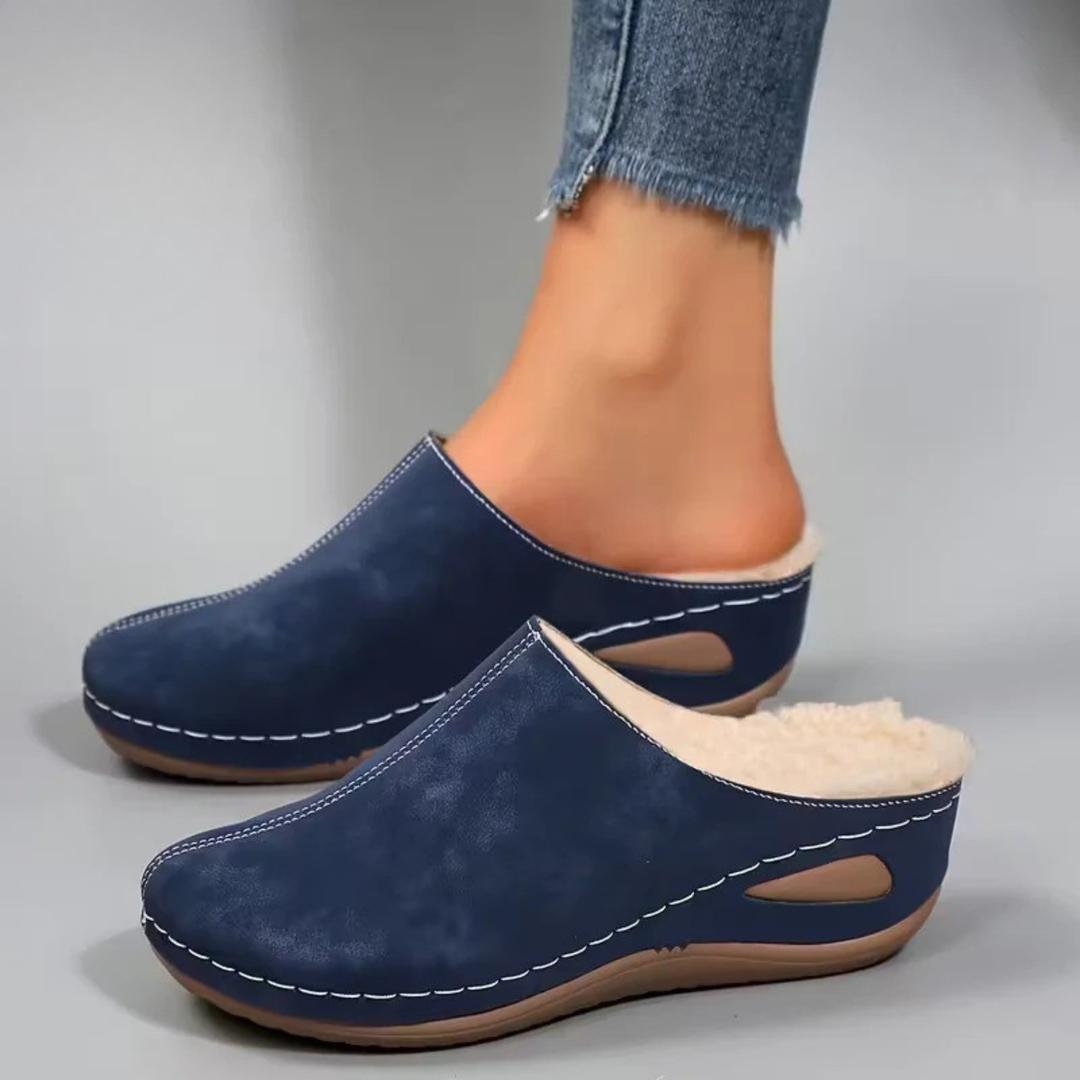 Damen-Mokassins mit Fleecefutter EB EB