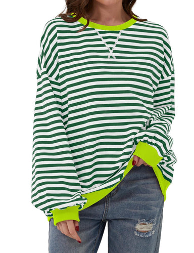 EB | Eleganter, lockerer Damenpullover mit Streifen