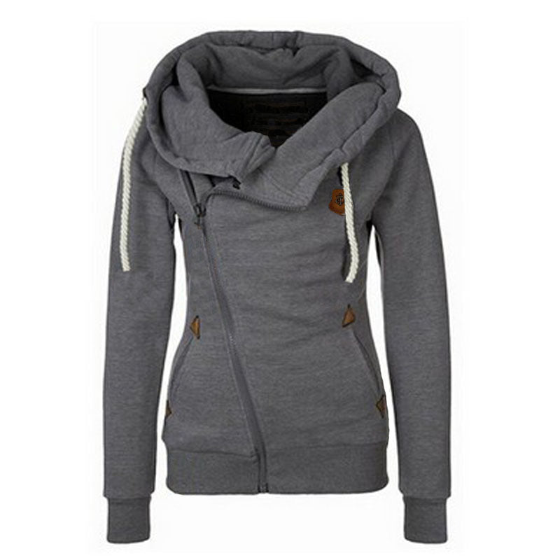 Damen gemütlicher Lagenlook Pullover mit hohem Kragen EB