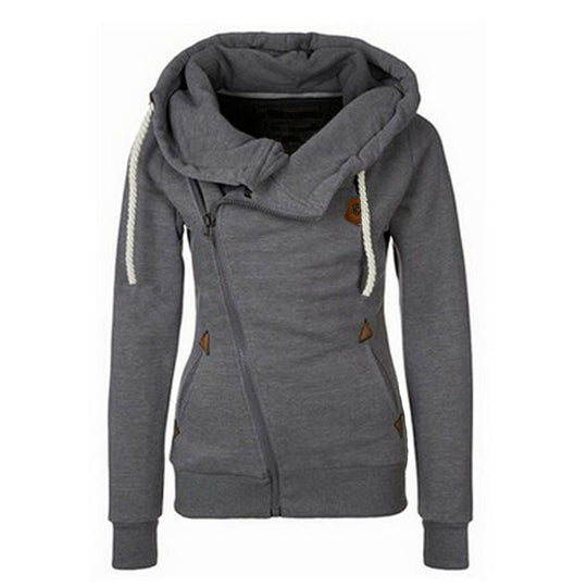 Damen gemütlicher Lagenlook Pullover mit hohem Kragen EB