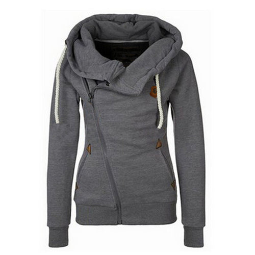 Damen gemütlicher Lagenlook Pullover mit hohem Kragen EB