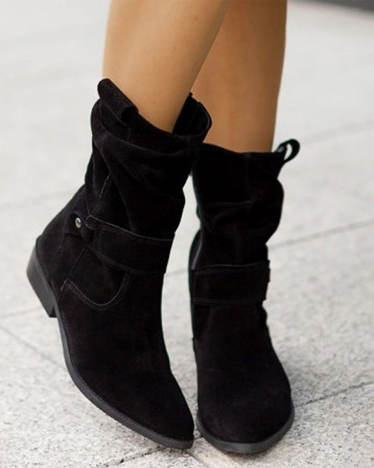 EB | Modische Stiefel mit Flachen Absätzen