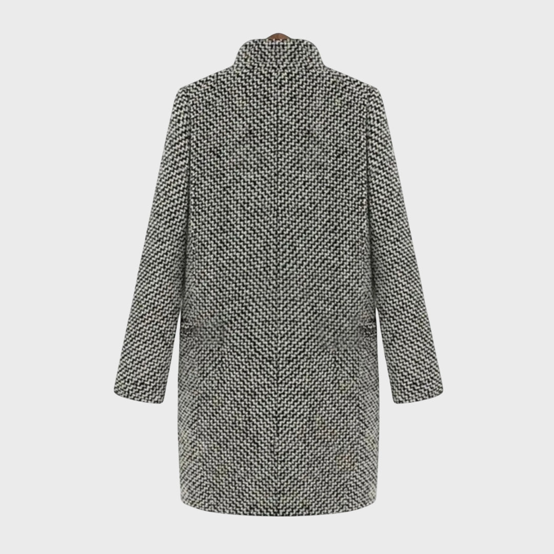 EB | Herbst Hahnentritt Wollmantel