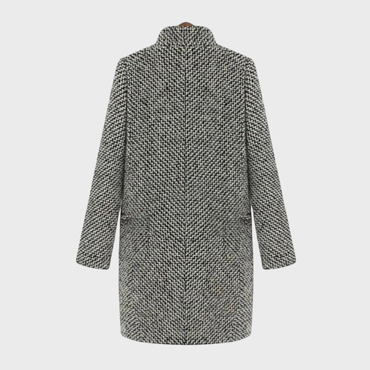 EB | Herbst Hahnentritt Wollmantel