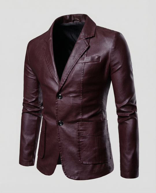 Herren Lederblazer elegant