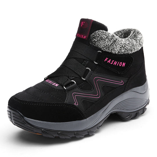 Damen Modische Winterstiefel mit komfortabler Fütterung und rutschfester Sohle EB