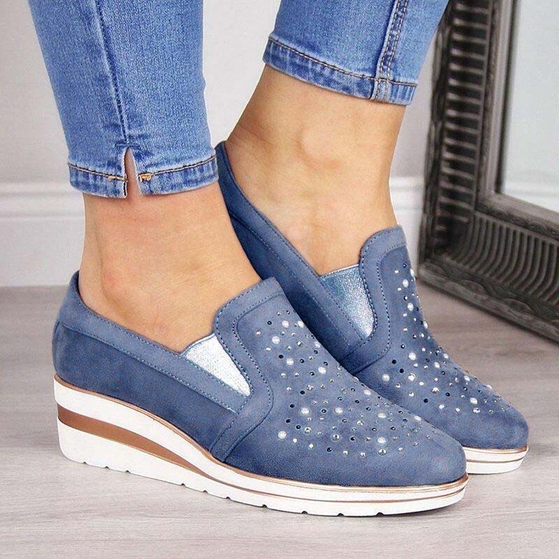 Lässige Keil Schuhe EB