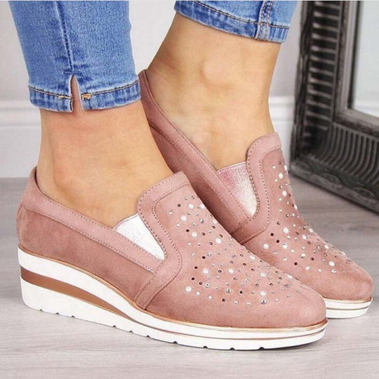Lässige Keil Schuhe EB