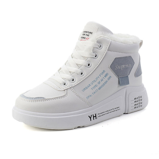 Damen Hohe Sneaker mit kuscheligem Innenfutter und trendigem Design EB