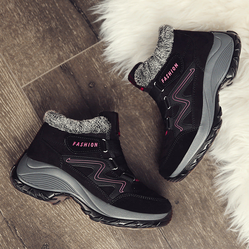 Damen Modische Winterstiefel mit komfortabler Fütterung und rutschfester Sohle EB