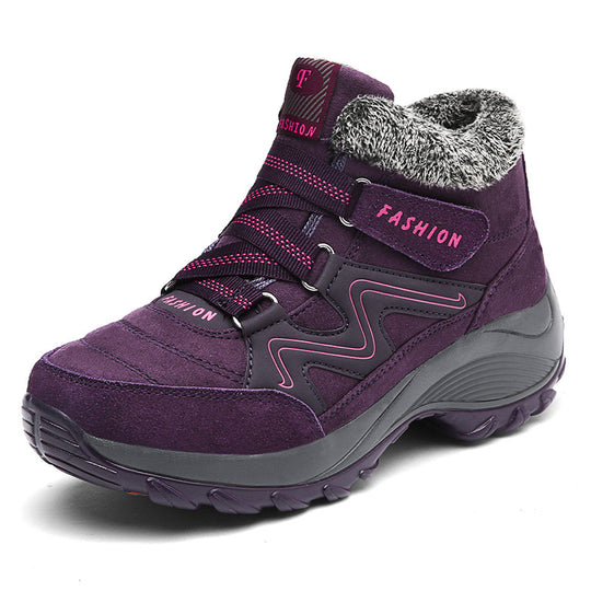 Damen Modische Winterstiefel mit komfortabler Fütterung und rutschfester Sohle EB
