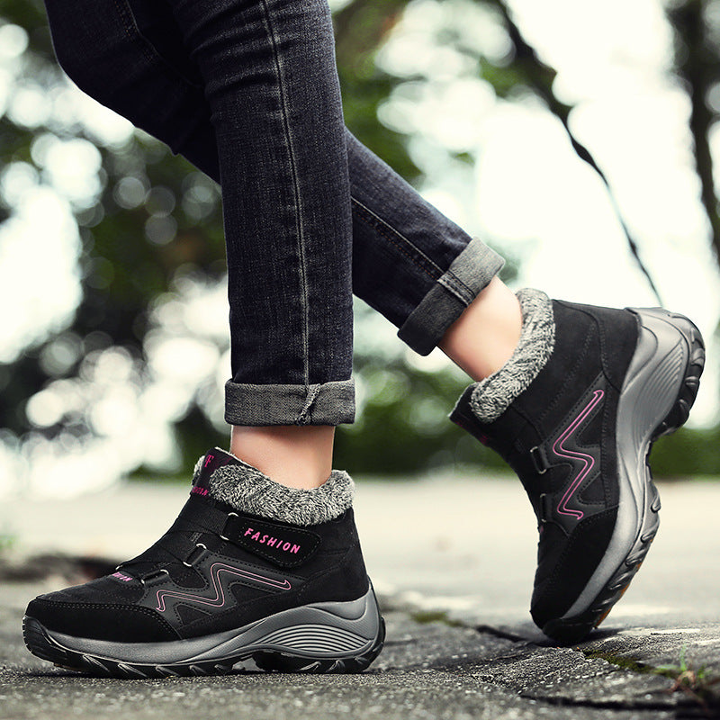 Damen Modische Winterstiefel mit komfortabler Fütterung und rutschfester Sohle EB