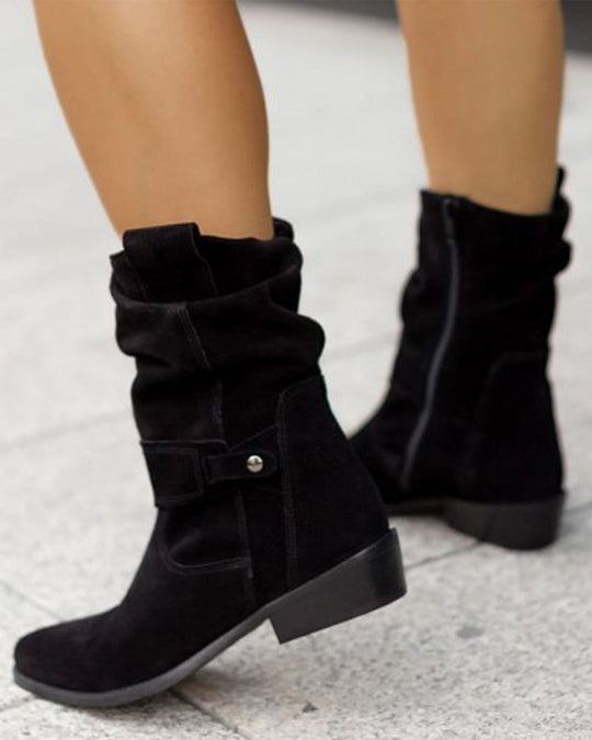 EB | Trendige Stiefel mit Niedrigen Absätzen