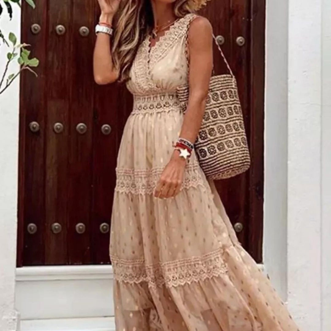 EB | Ärmelloses Chiffonkleid