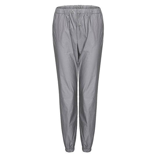 Damen Sportliches Freizeit-Set mit cropped Jacke und elastischem Bund EB
