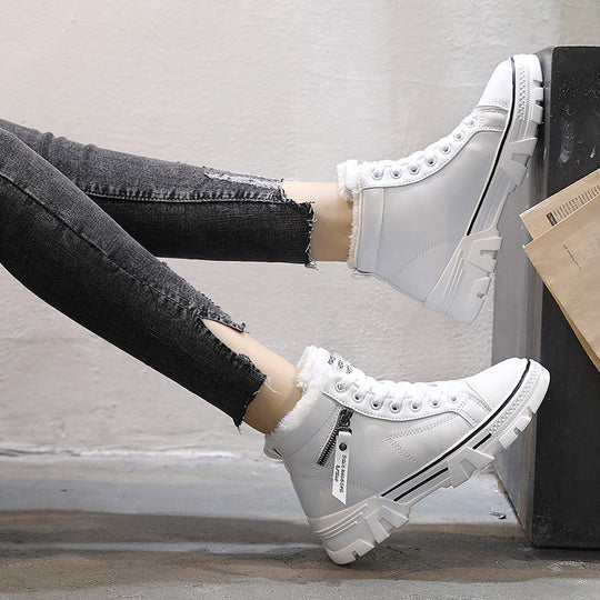 Damen hohe Sneaker mit warmem Innenfutter und rutschfester Sohle EB