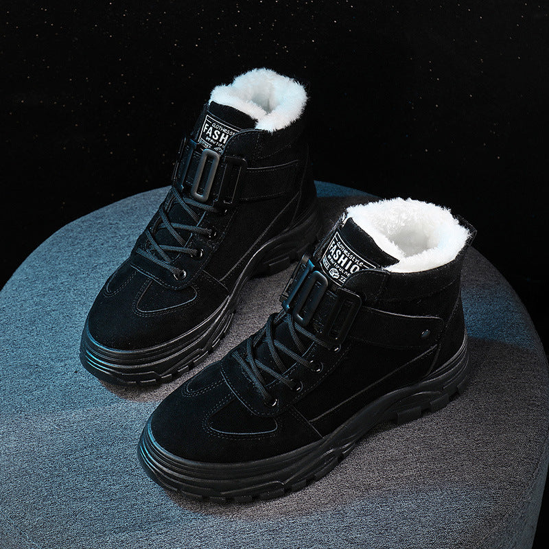 Damen Winterstiefel mit robustem Profil und kuscheligem Innenfutter EB