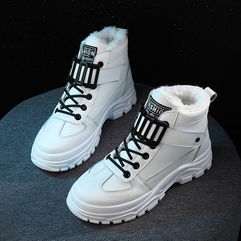 Damen Winterstiefel mit robustem Profil und kuscheligem Innenfutter EB
