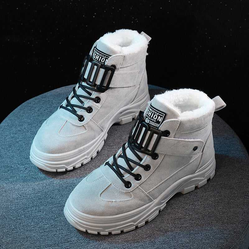Damen Winterstiefel mit robustem Profil und kuscheligem Innenfutter EB