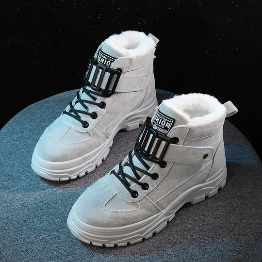 Damen Winterstiefel mit robustem Profil und kuscheligem Innenfutter EB