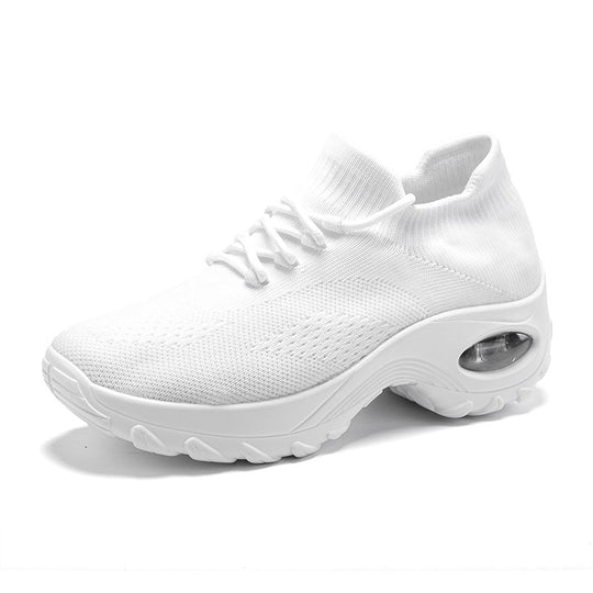 Damen nan gestrickter Sockensneaker mit Luftkissenlaufsohle und elastischem Strickobermaterial EB