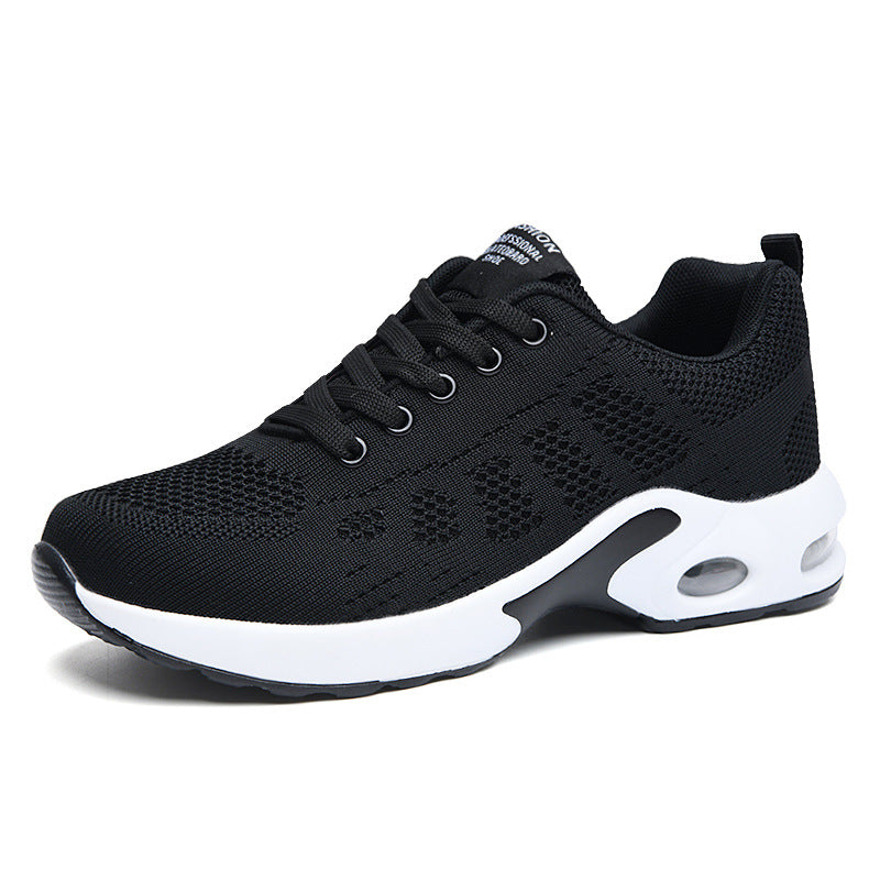 Damen Sportliche Freizeit-Sneaker mit atmungsaktivem Mesh-Obermaterial und dämpfender Sohle EB
