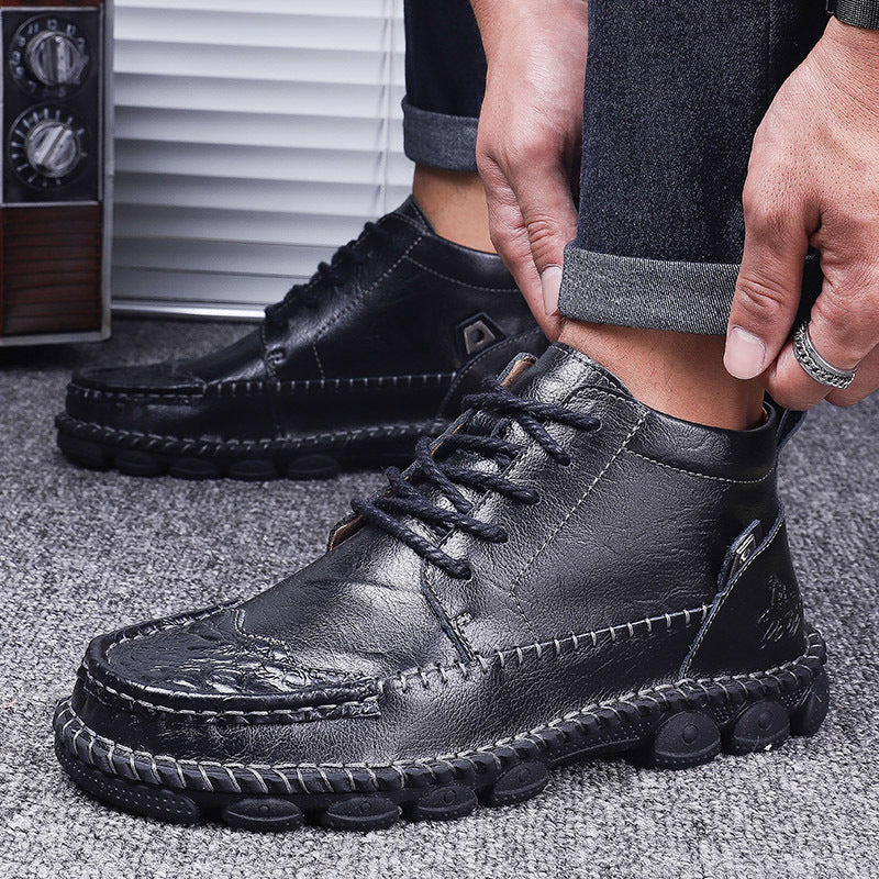 Herren modulare Lederstiefel EB