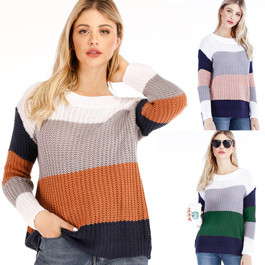 Damen modischer Strickpullover EB