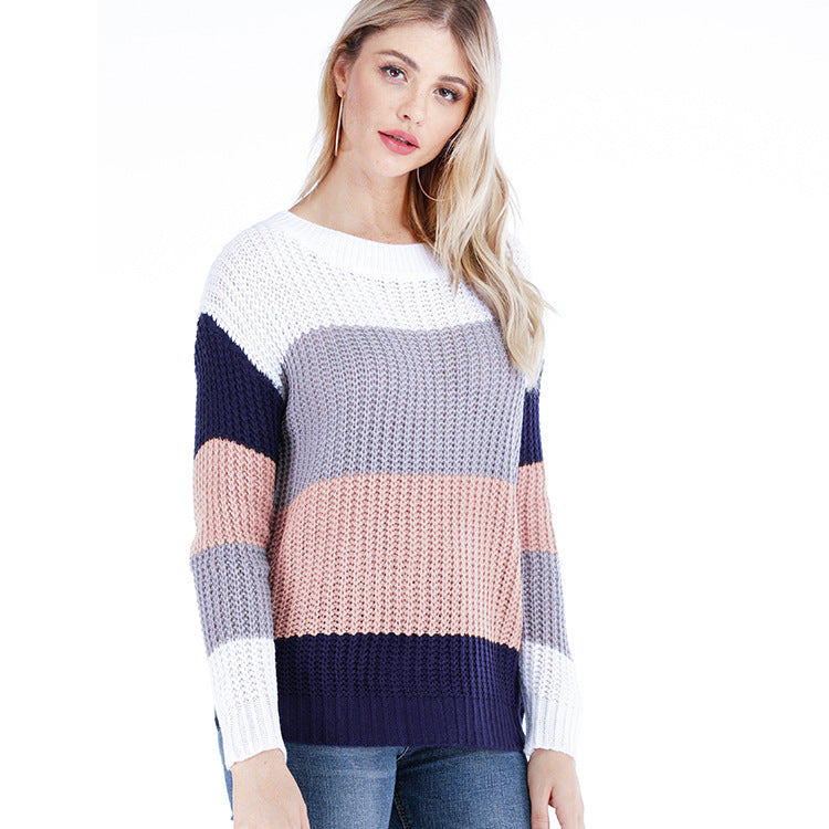 Damen modischer Strickpullover EB