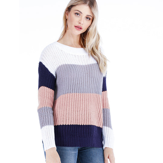 Damen modischer Strickpullover EB