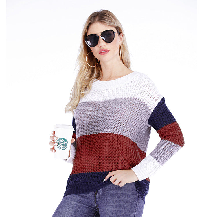Damen modischer Strickpullover EB