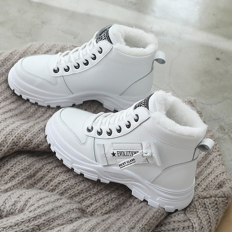 Damen hohe Winter Sneaker mit gefüttertem Innenfutter und rutschfester Sohle EB