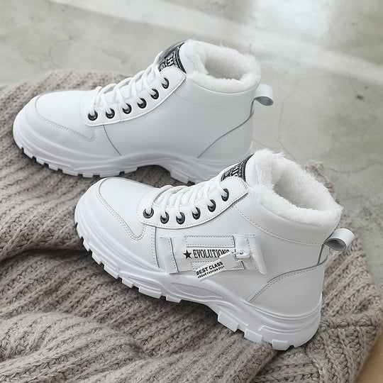 Damen hohe Winter Sneaker mit gefüttertem Innenfutter und rutschfester Sohle EB