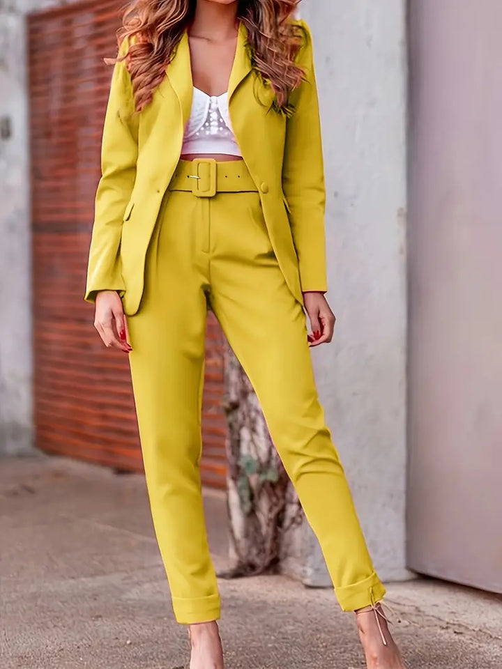 EB | Elegantes Set mit offenem Blazer und Hose