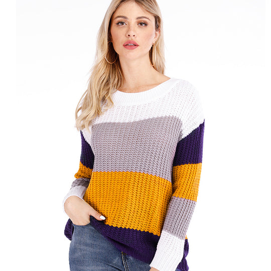 Damen modischer Strickpullover EB