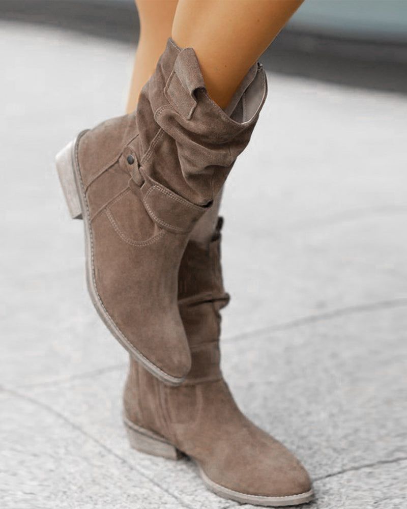 EB | Trendige Stiefel mit Niedrigen Absätzen
